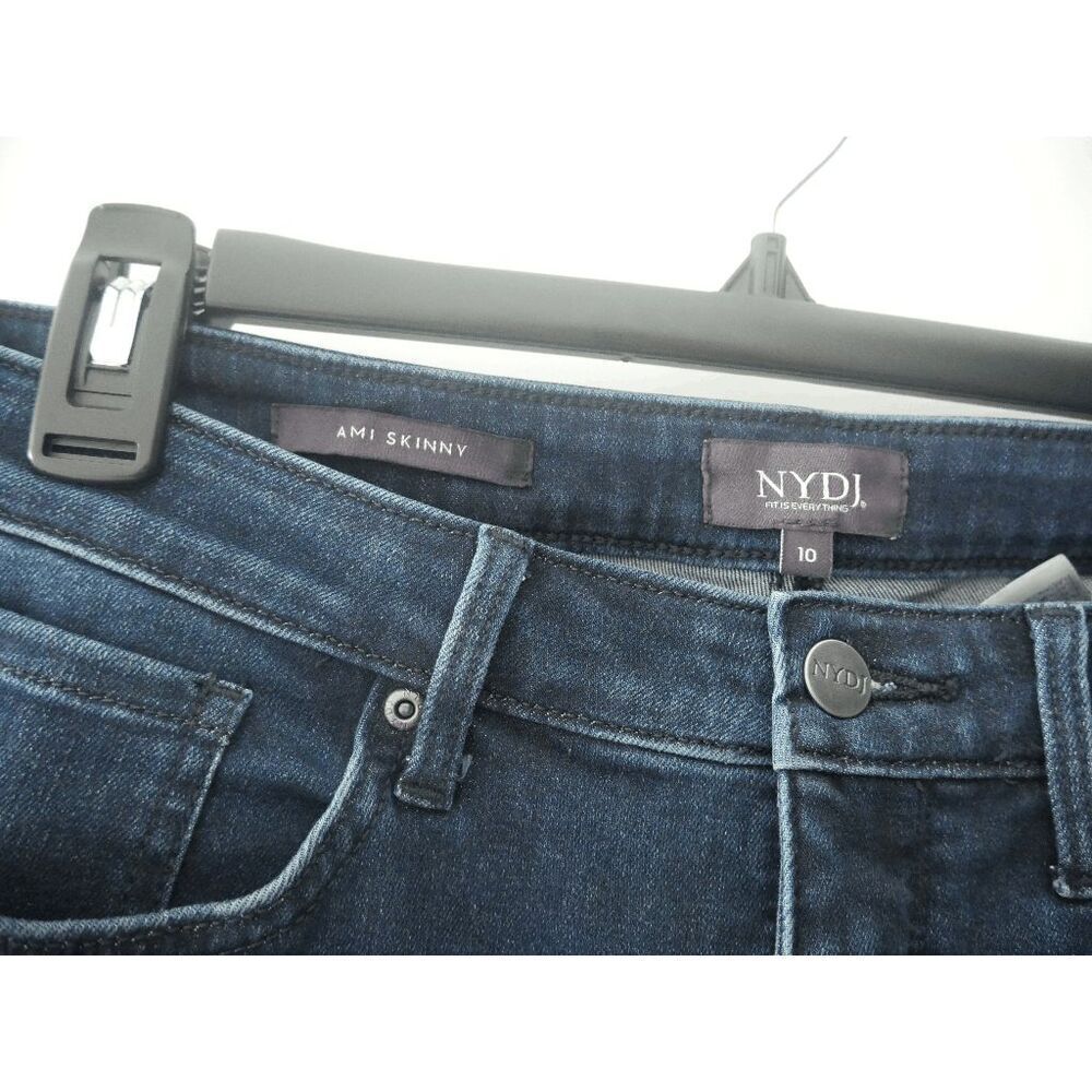 NYDJ Higher Rise Ami Skinny Jeans Lift Tuck Stretch Denim Size 10 - Picture 4 of 8